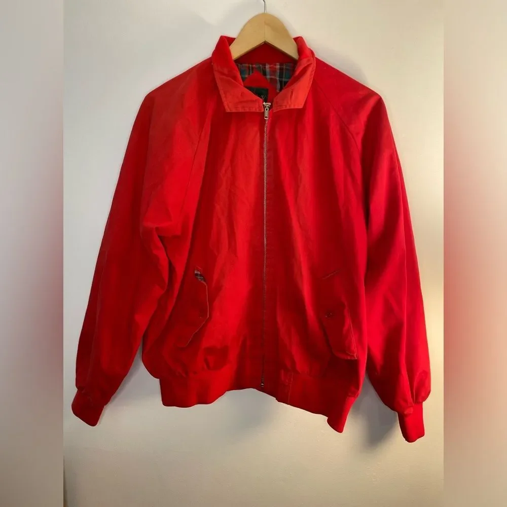 Vintage J Crew Windbreaker‎ Bomber Jacket Unisex Sz 42